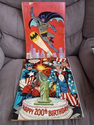 Batman / Capt. America Large Comics