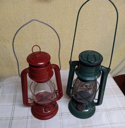 Pair Vintage Lanterns