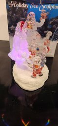 Holiday Ice Sculpture 'the Gift Of Believing '