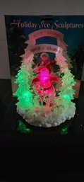 Holiday Ice Sculpture ' Merry Christmas To All '