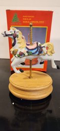 Vintage Musical Porcelain Carousel