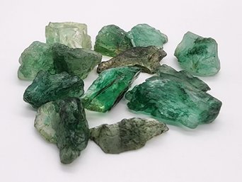 Rough Cut Natural Emeralds