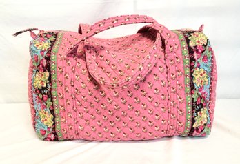 Vera Bradley Large Bright Pink Paisley Duffle Bag - Retired 2003