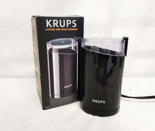 Krups Coffee And Spice Grinder Model F203