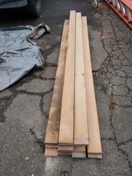 Lot Oak Lumber Boards - New 1 7/8' X 3 7/8' X 8'