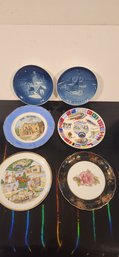 Collection Of Vintage Souvenir Plates Etc.