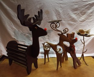 Wood / Metal Christmas Deer