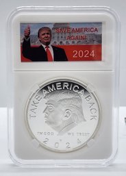 President Trump 2024 Encased Challenge Coin