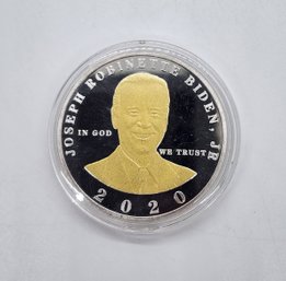 President Biden Challenge Coin In Protective Case