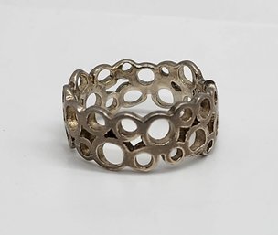 Steampunk Style Ring In Sterling Silver