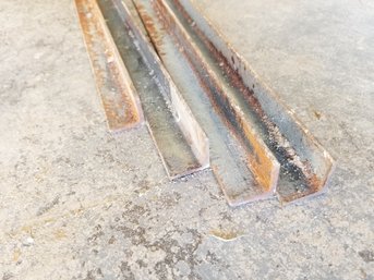 Four Each 20 Foot Lengths Of Angle Iron