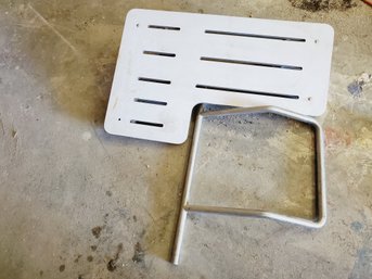 Wall Mount White Shower Seat - ADA Compatible