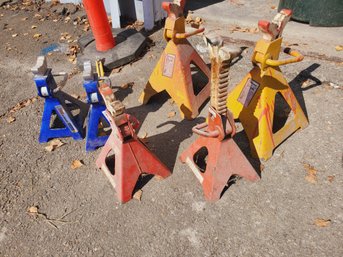 Three Pairs Jack Stands - 6 Ton Wilmar, 3 Ton Pittsburgh