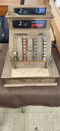 Antique Brass Cash Register