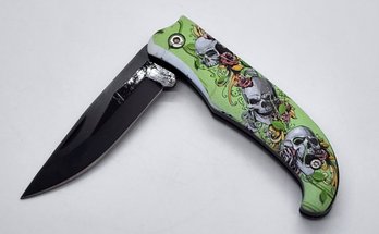 Brand New Skull Pocket Knife