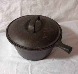 Antique Cast Iron Pot W/lid