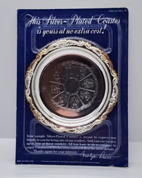 Sealed 1988 Silver Plated Coaster