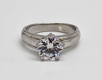 Fantastic CZ Ring In Sterling