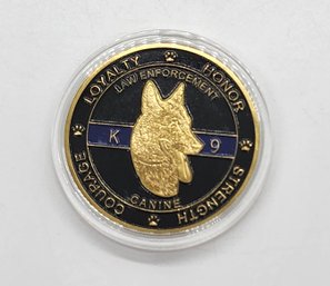 K-9 Collectors Coin In Case