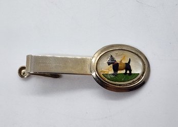 Vintage Scottie Dog Tie Clip