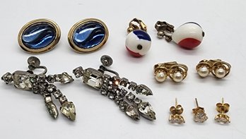 Vintage Lot Of Earrings