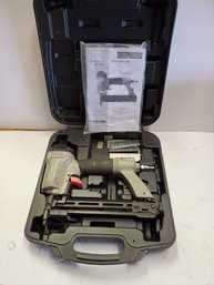 Porter Cable Pneumatic Brad Nailer Model BN125A In Hard Case With Instructions