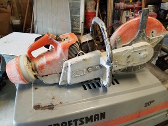 Stihl TS350 Cut Off Demo Saw With Diamond Blade