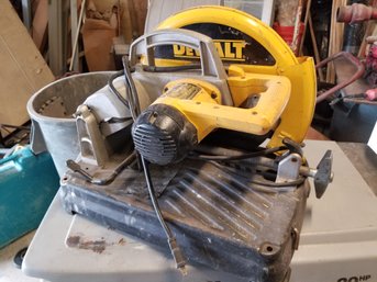 Dewalt Chop Saw Metal Cutting Multi- Cutter 14-inch Blade Model DW871