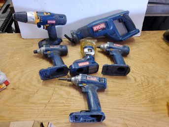 Assortment Of RYOBI Bare Tools - No Batteries Or Charger Included