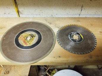 Two Pre Owned Diamond Blades