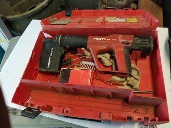 HILTI DX A 41 Nail Gun With Collated Nail Magazine, For Repair