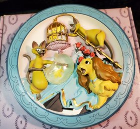 Limited Edition DISNEY Lady And The Tramp Decorative Collectible Plate 'We Are Siamese'