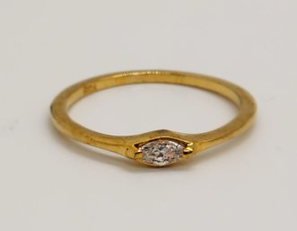 Cute Gold Over Sterling Ring