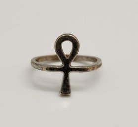 Vintage ANKH Sterling Silver Ring