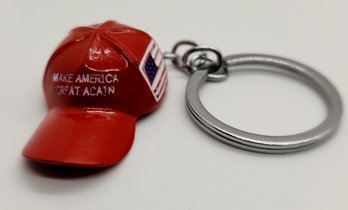 President Trump Hat Keychain