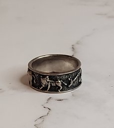 Vintage Sterling Silver Animal Ring Size 7