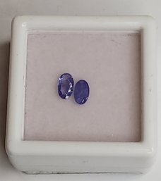 2pc .50CTW Tanzanite Gemstones