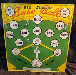 Vintage Metal Big League Baseball & Dart Game ~ American Doll, Carriage & Toy Co.