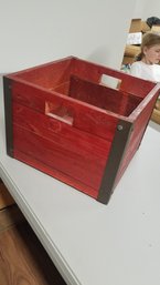 Wood Storage Crate, 14 X 14