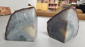 Pair Of Cool Stone Book Ends