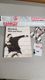 Banksy Collectables Lot, Posters From Exhibit, Framed Photo