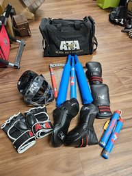 Martial Arts Equipment And Carrying Case