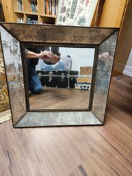 Crate & Barrel Wall Mirror, 20x20 - 1 Of 2