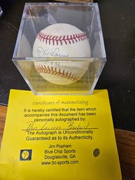 Collector's Item: Signed Baseball, Don Larson