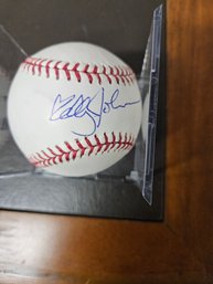 Signed Baseball, Kelly Johnson