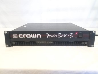 Crown Power Base 3 Amplifier - Needs Servicing