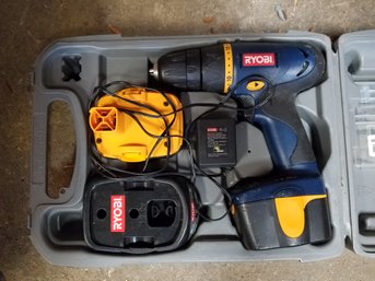 Ryobi Cordless Drill With Battery And Charger