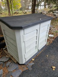 Resin Storage Shed, 59x32x45H