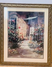 Beautifully Framed Pencil Signed Lithograph By Donny Finnley