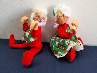 Mr And Mrs Claus Annalee Dolls #36